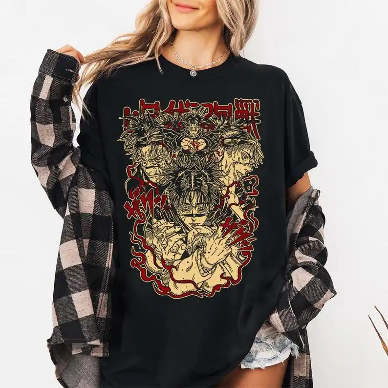 

Choso JJK Jujutsu Kaisen Shirt Anime Graphic Tee Shirts Gifts Vintage Unisex Tees