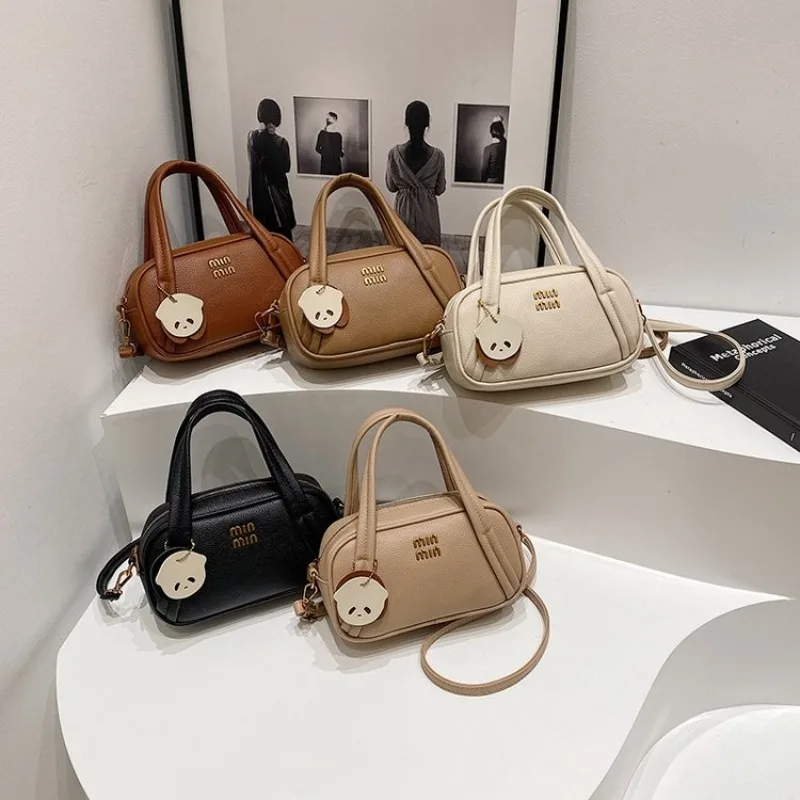 

Fashionable Chic Casual Diaper Bag For Women High-End Leather Crossbody Handbag Large Capacity Luxury Minimalist Tote