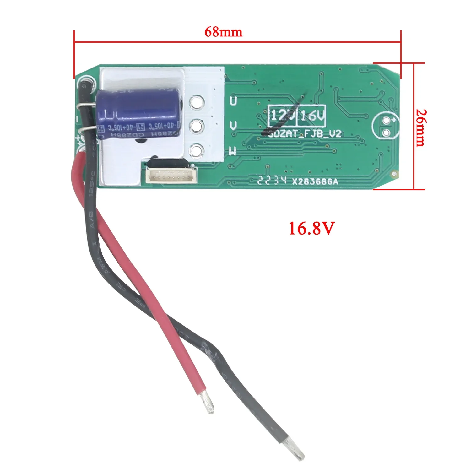 

Universal driver control board for brushless motor cutting tool controller Lithium battery element power tool parts