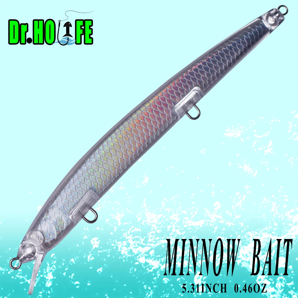 Dr.Holife Señuelos Minnow 13,5cm 13g – Cebo flotante rígido DIY - imagen 2