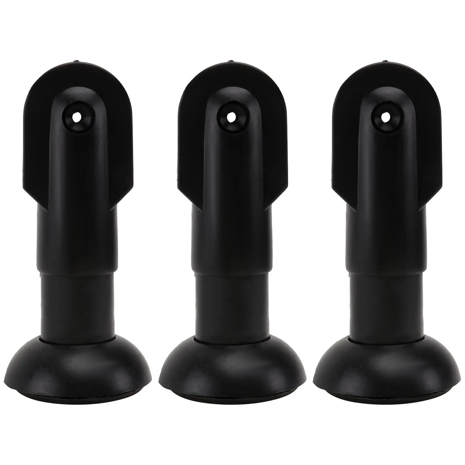 

3 шт. опорные ножки для перегородки, черная утолщенная стенка для труб, прочная фурнитура для ванной комнаты, аксессуары для туалета, фитинги для душевой двери