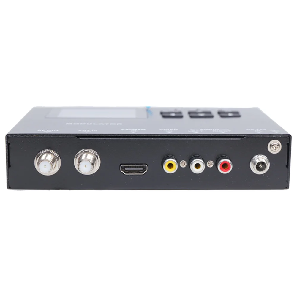 MPEG2 HD Video Encoder Modulator AV CVBS HDMI to RF DVB-T ATSC DVB-C ISDB-T DTMB Modulator Digital TV equipment