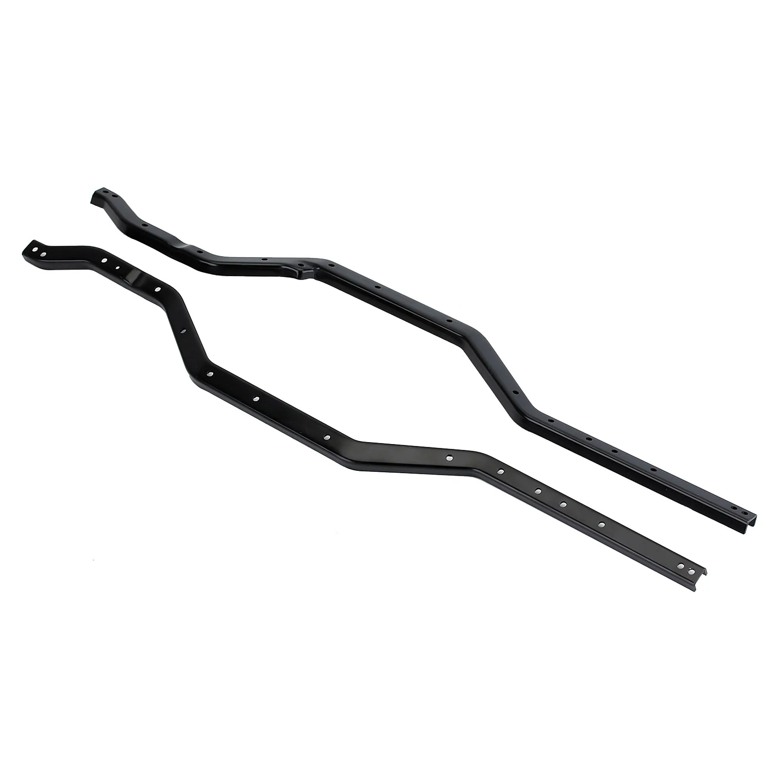 INJORA Heavy Duty Metal Steel Left Right Chassis Rails for 1/10 RC Crawler TRX4 TRX-4 8220 Upgrade Parts