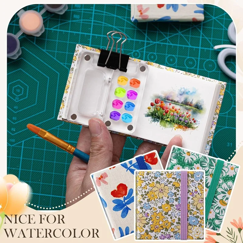 Top-3 Pcs Watercolor Sketchbook 20 Sheets Textured Drawing Papers Watercolor Book For Artist Painter Art Beginner Supplies