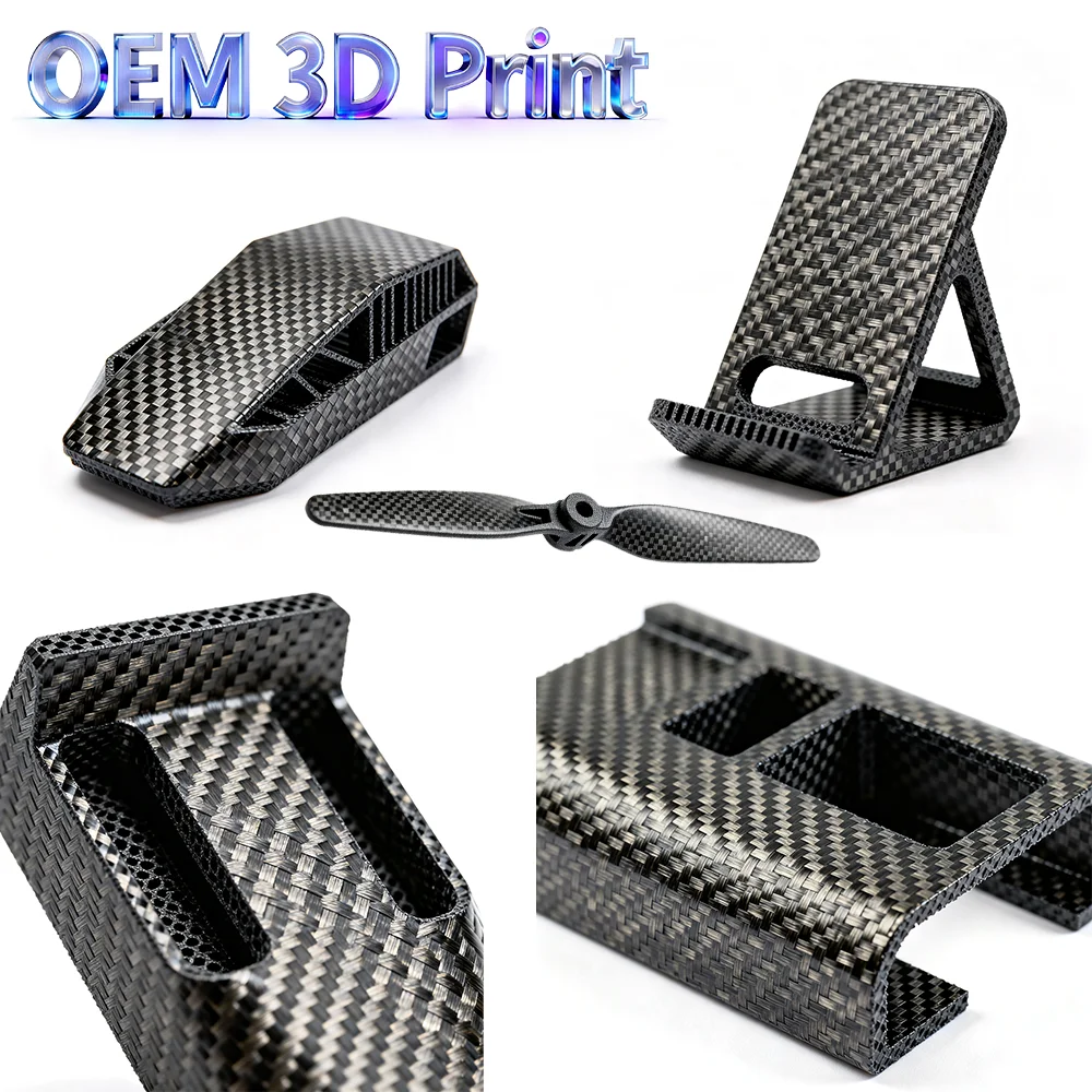 Custom 3D Printed Composite Carbon Fiber Reinforced FDM 3D Printing Service Highly Rigid, Lightweight Wing Material 3d peinter