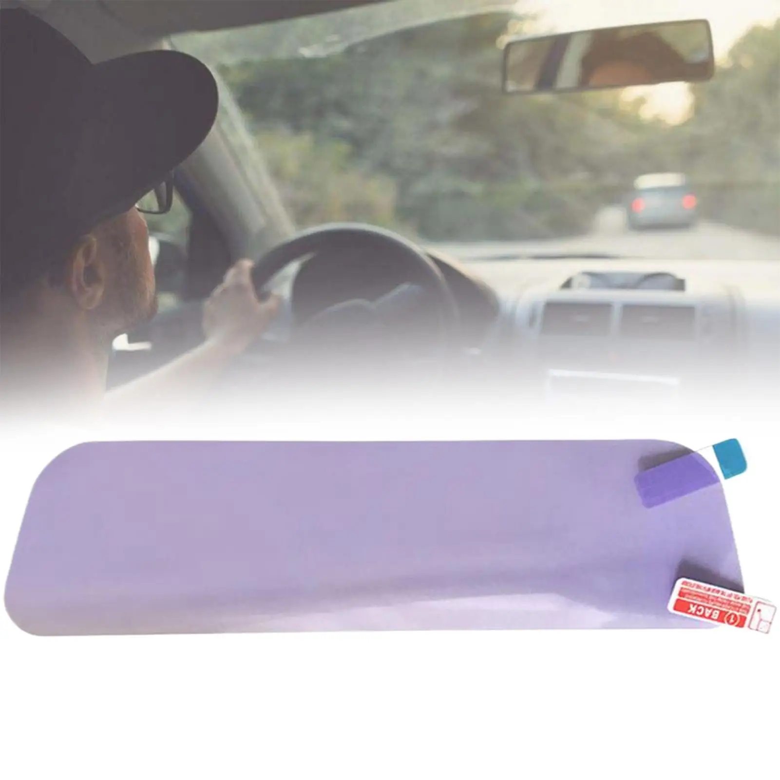 

Car Rearview Mirror Anti Glare Film Reflective-proof Sticker for Auto Rearview Anti Fog Glare Mirror Film Waterproof Rainproof