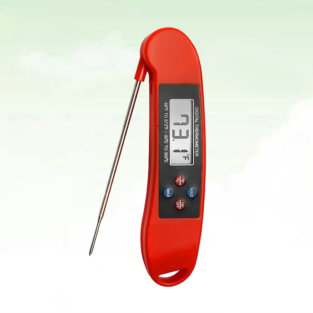 

Digital Meat Food Probe Thermometer for Bbq Kitchen Oven Cooking Fast Reading LCD Display High Temperature Range