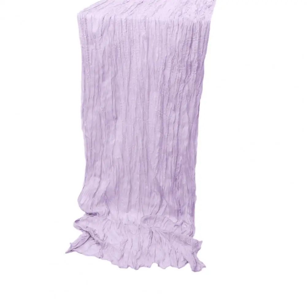 

Elegant Table Runner Rustic Gauze Tablecloth for Wedding Party Decor Stylish Dining Table Accent for Home Restaurant Events