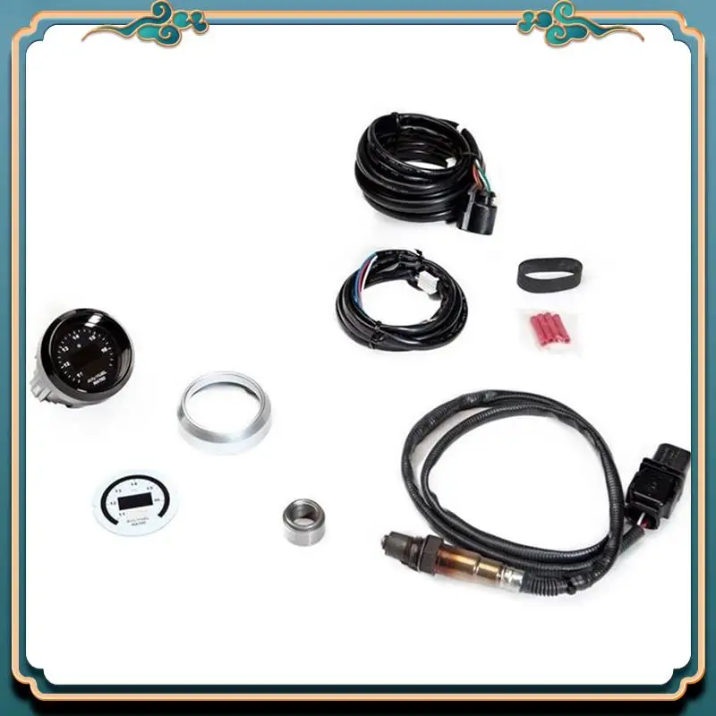 Terbaru 1Set Balap 30-4110 AFR 52Mm Wideband O2 UEGO Pengendali Pengukur Rasio Bahan Bakar Udara AFR dengan Sensor Oksigen 4,9LSU 0258017025 Pa