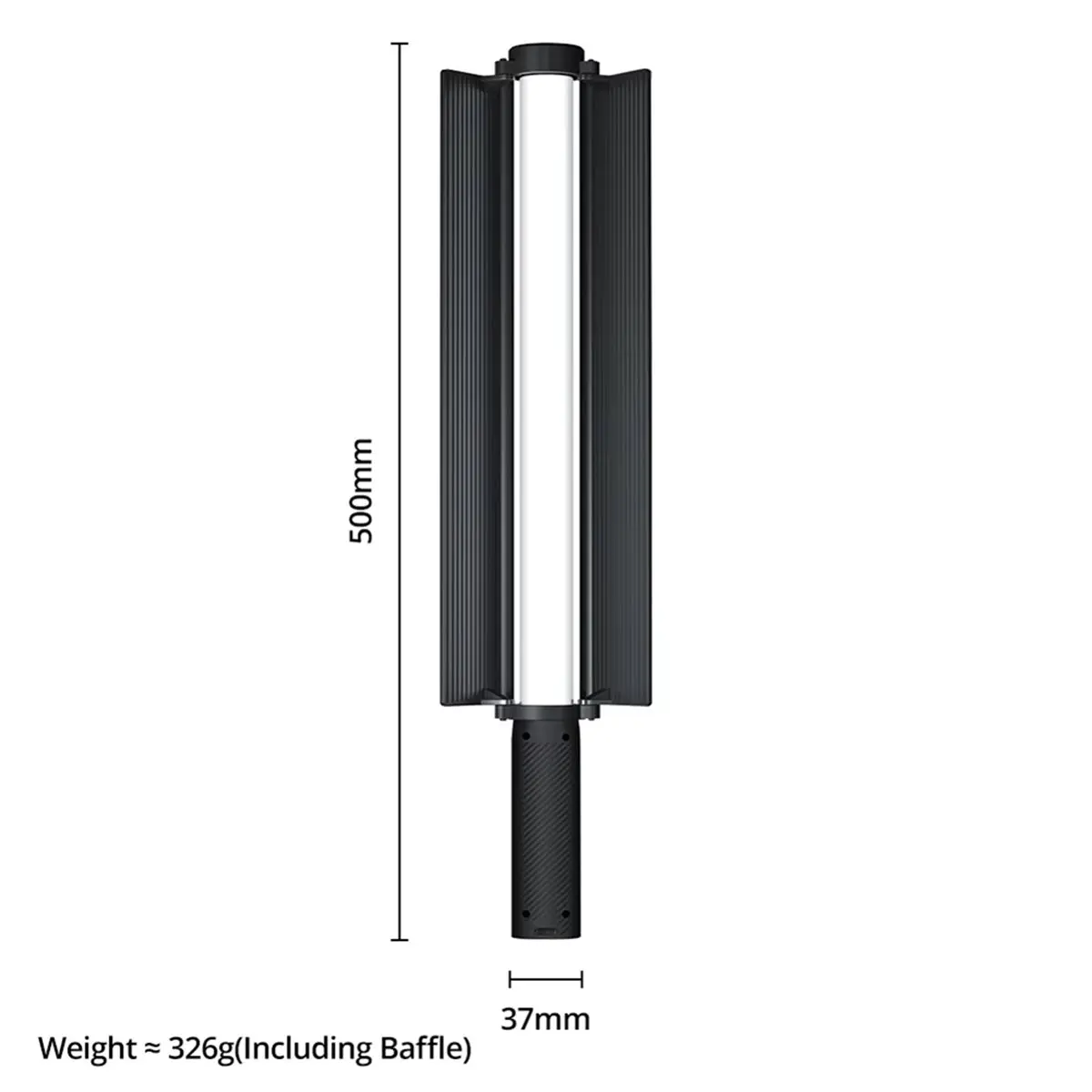 giftnew RSL-01 RGB LED Light Stick for Photography Video 2500K-9000K Handheld Tube Light with 2600mAh Battery Lighting Effects