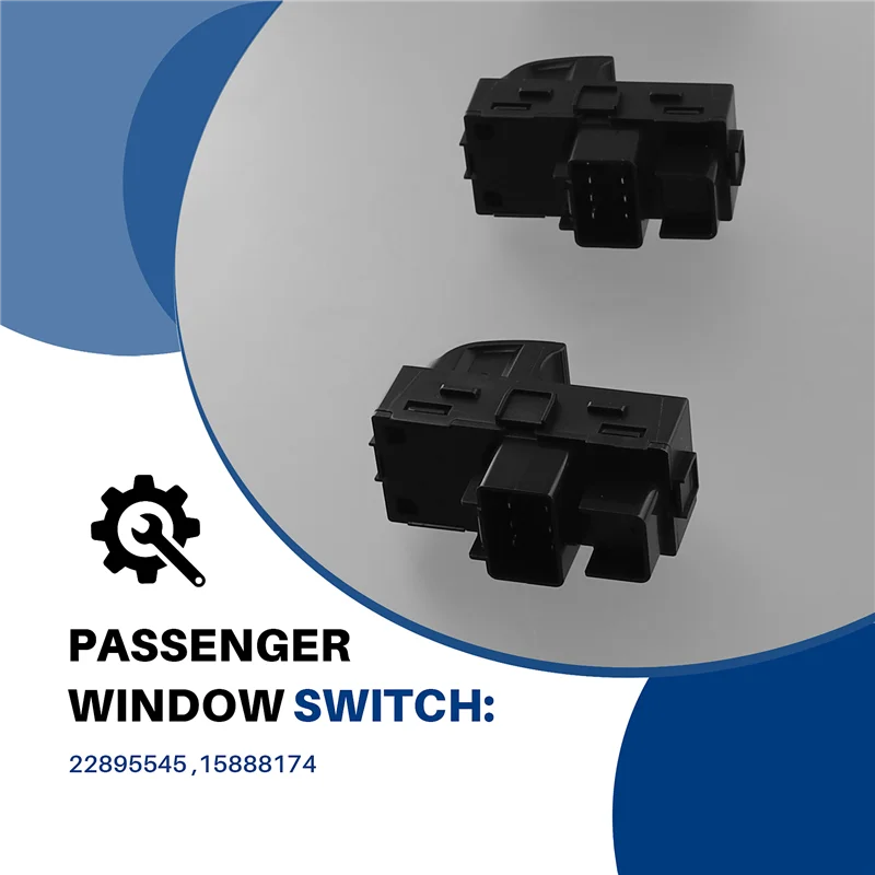 

Practical 6Pcs/Set Front Left Right Power Window Lifter Button Door Lock Mirror Control Switch For Chevy Silverado GMC Sierra