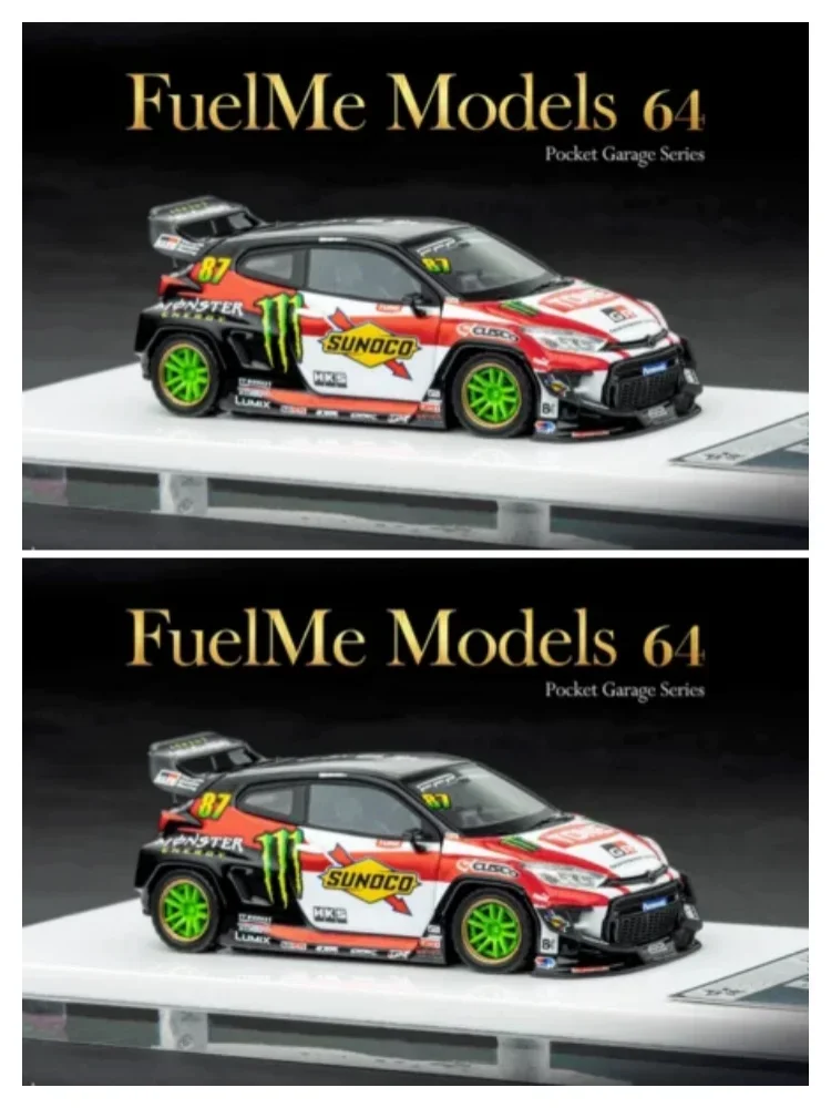 

FuelMe 1:64 Pandem yaris Yaris Monster резиновая модель автомобиля коллекция ограниченный выпуск хобби игрушечный автомобиль