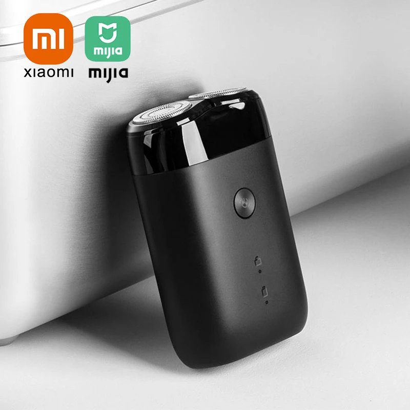 

XIAOMI Mijia S100 Electric Shaver for Men - 2 Floating Heads, USB-C Rechargeable IPX7 Waterproof, Wet & Dry Use Portable Razor