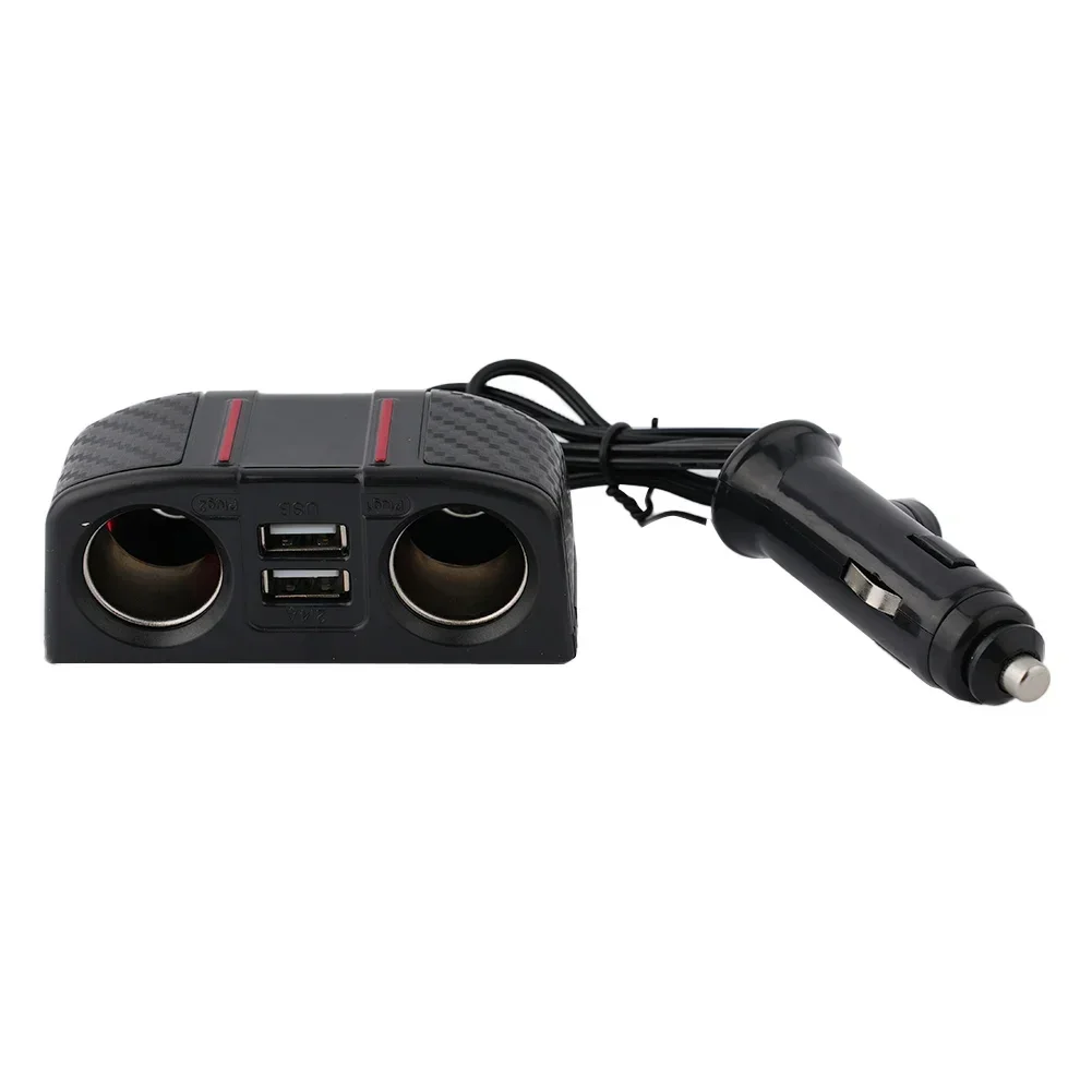 Accessory Car Charger Splitter DC12V-24V Lighter Socket New Parts Power Adapter Practical Quality 2 Way 800 (mA)