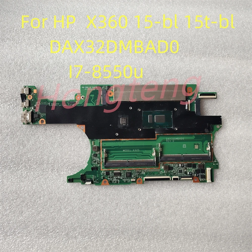 

For HP Spectre X360 15-bl 15t-bl I7-8550u 1.8ghz RTX2060 Motherboard Mx150 DAX32DMBAD0 DDR4 Tested Fast Shipping