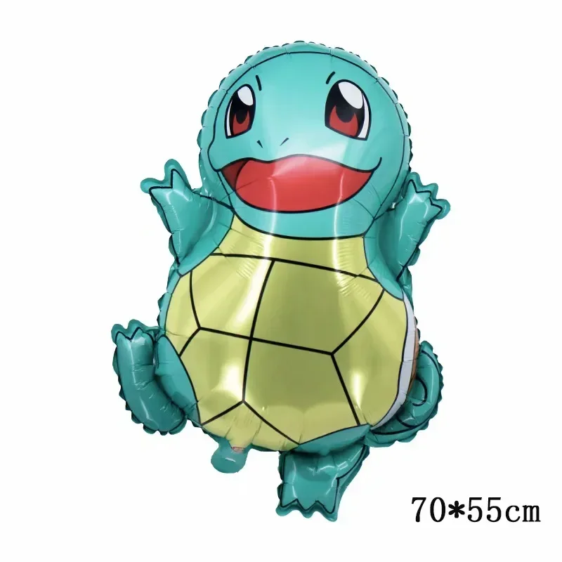 1pcs Pokemon Foil Balloon Pikachu Squirtle Charmander Kids Birthday Decoration Balloon Baby Shower Party Decor Supplies Globos