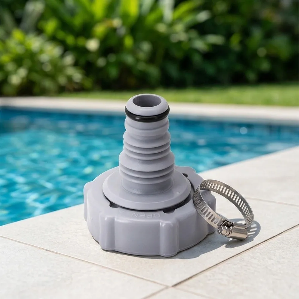 Inflatable Pool Accessory Pool Hose Adapter For Pool Cleaning Lightweight Design Leak for proof Seal For Most Pool Hoses