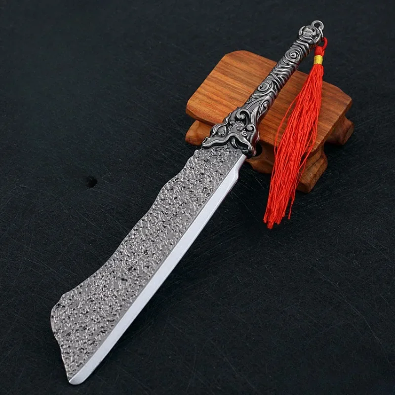 Zhao Min Yitian Sword Zhang Wuji Dragon Slaying Knife, modelo de aleación de Zinc, juguete de decoración alrededor de la película y la televisión, 22cm