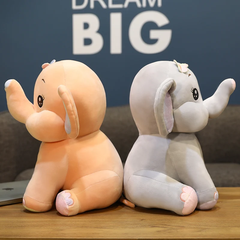 1Pc 40/55Cm Leuke Grote Oren Olifant Pluche Speelgoed Cartoon Slapen Gevulde Kussen Pop Zachte Kussen Bolster verjaardagscadeau Voor Kids