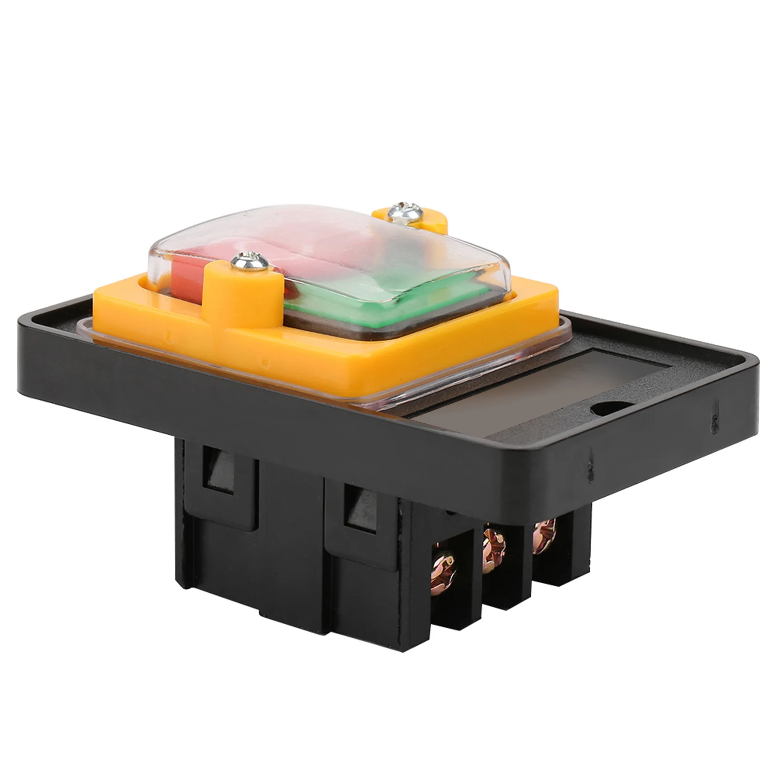 Ac 220V/380V 10a Stop Start Drukknop Schakelaar Waterdicht Aan/Uit Drukknop Schakelaar Voor Boormachine