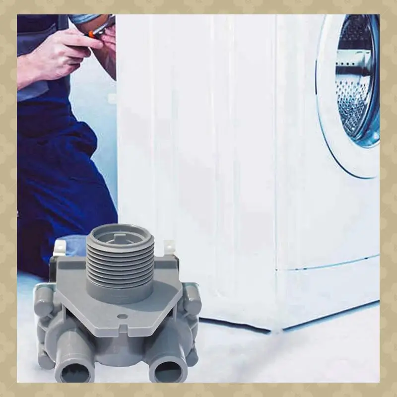 

AB45 2X автоматический электромагнитный клапан для стиральной машины, впускной клапан для воды, переключатель впуска воды для запасных частей Sanyo FCS-360U