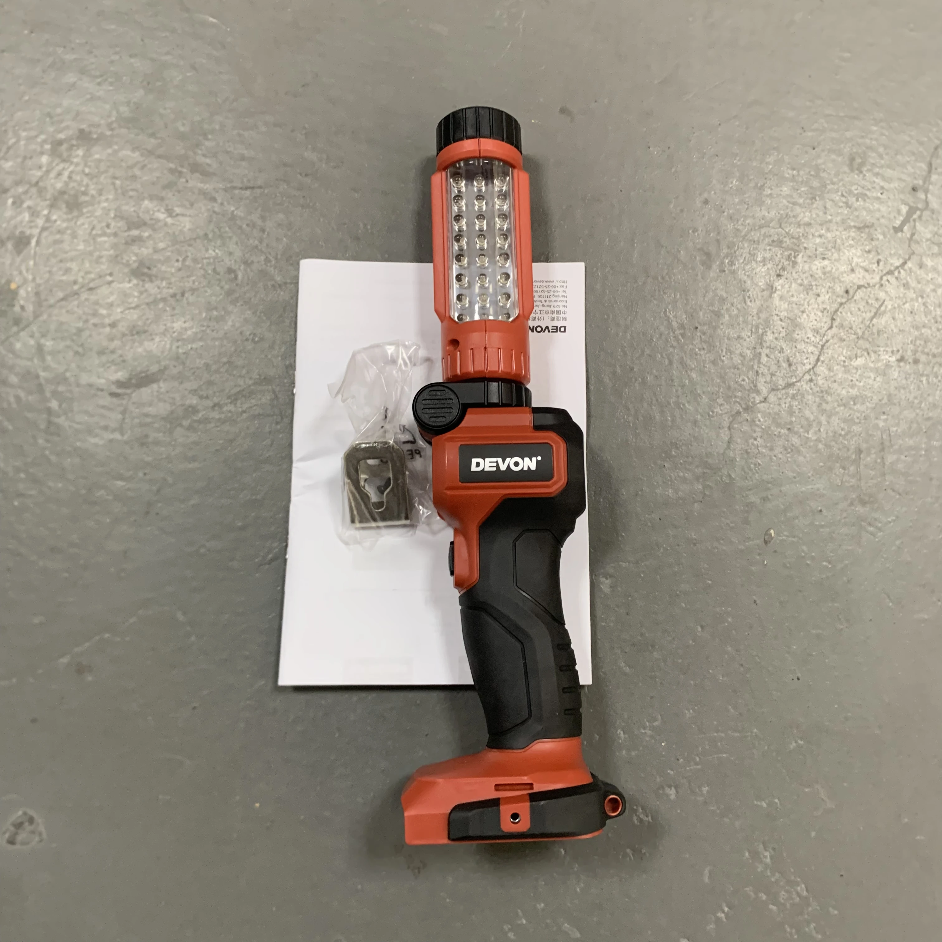 devon-5521-li-20-20v-リチウム充電式ハンギングランプ家庭用キャンプ用-led-照明長いバッテリー寿命本体のみ