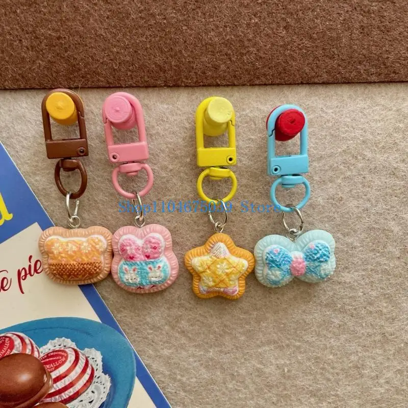 5asd Adorable Pastels Animal Keychain Plastic Charm For Teens Lovely Gift