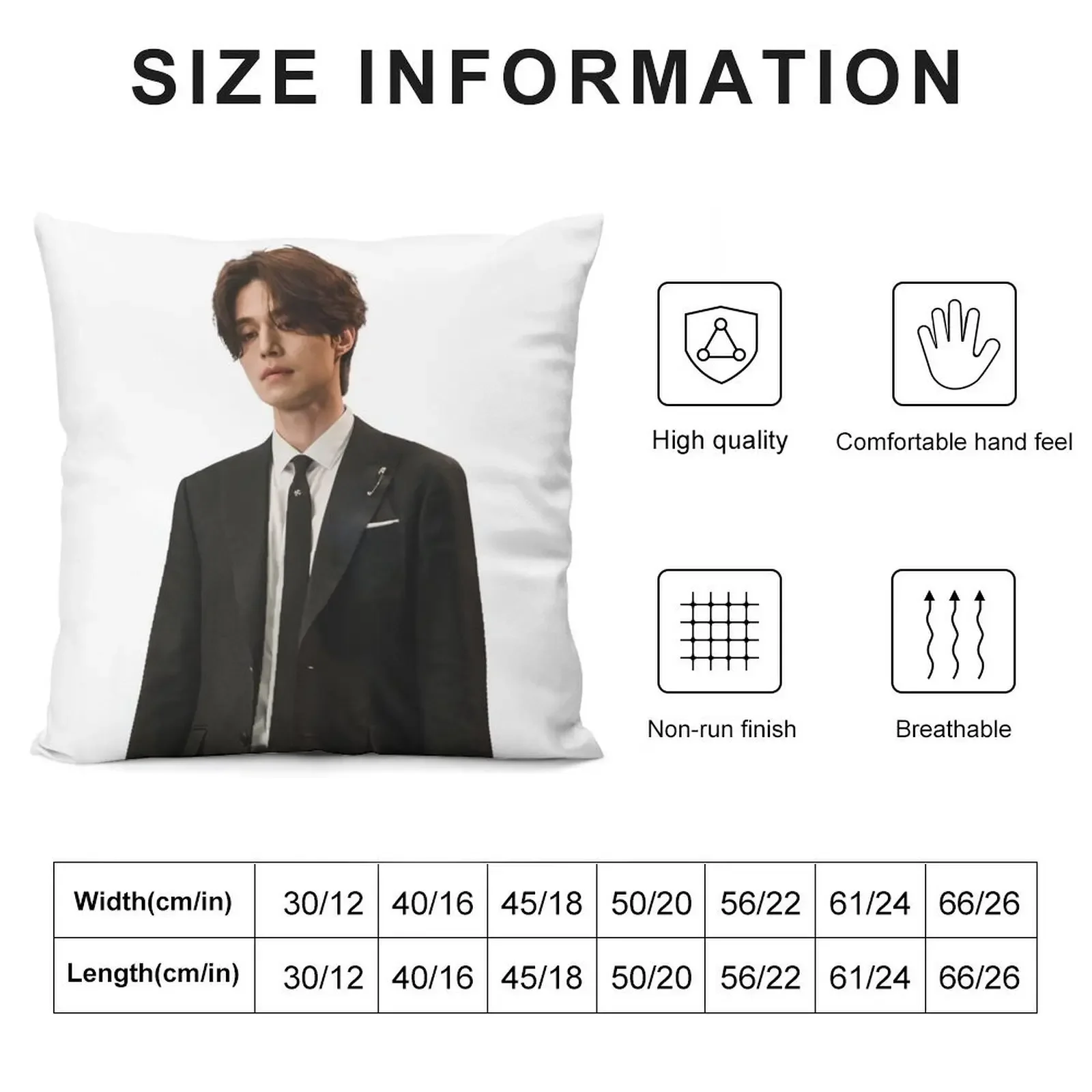 Tale of the Nine Tailed Lee Dong Wook Throw Pillow Decorative Cushion Throw Pillow Covers Pillow Case Christmas