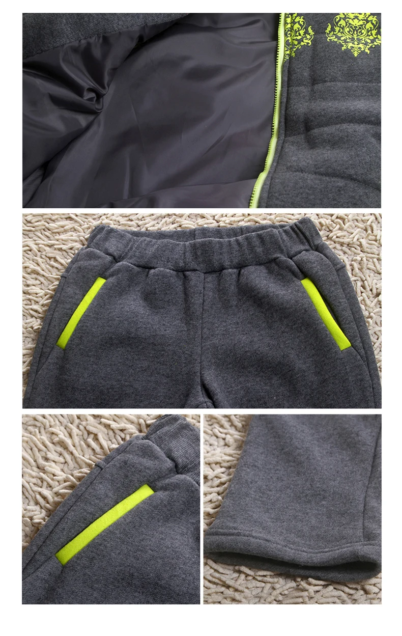 

Autumn and winter new Fashion women suit women's tracksuits casual set with a hood fleece sweatshirt three pieces set