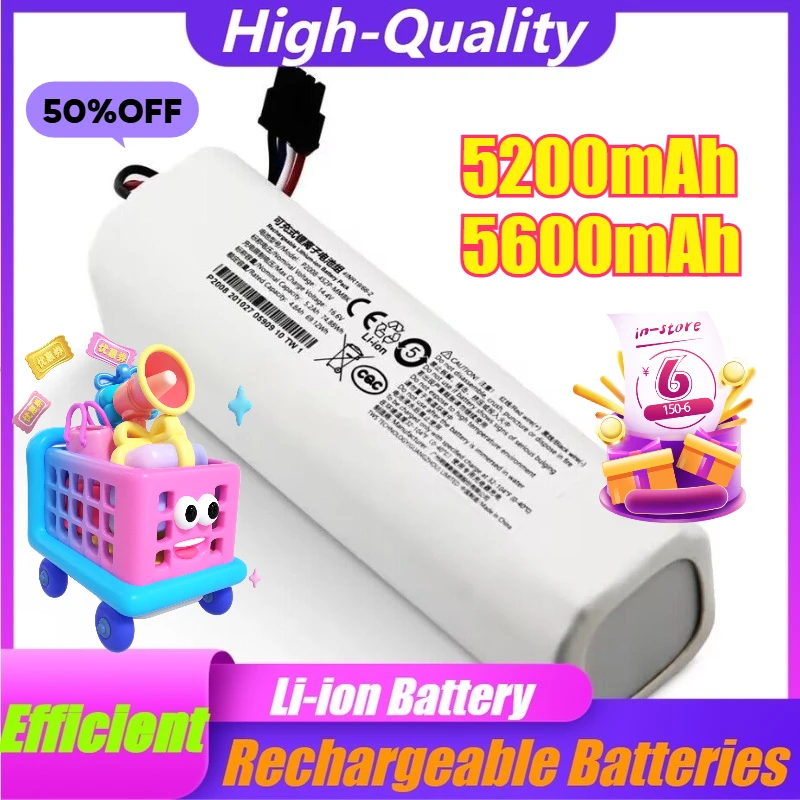

5200mAh 5600mAh for Dreame Floor-cleaning Robot Batteries for D9 F9 L10Pro L10Plus Floor-cleaning Machines