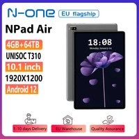 N-one NPad Air Android 12 Tablet 10.1inch 1280x800 FHD IPS 4+4GB RAM 64GB ROM 6600mAh UNISOC T310 Type C Dual Wifi 4G Network