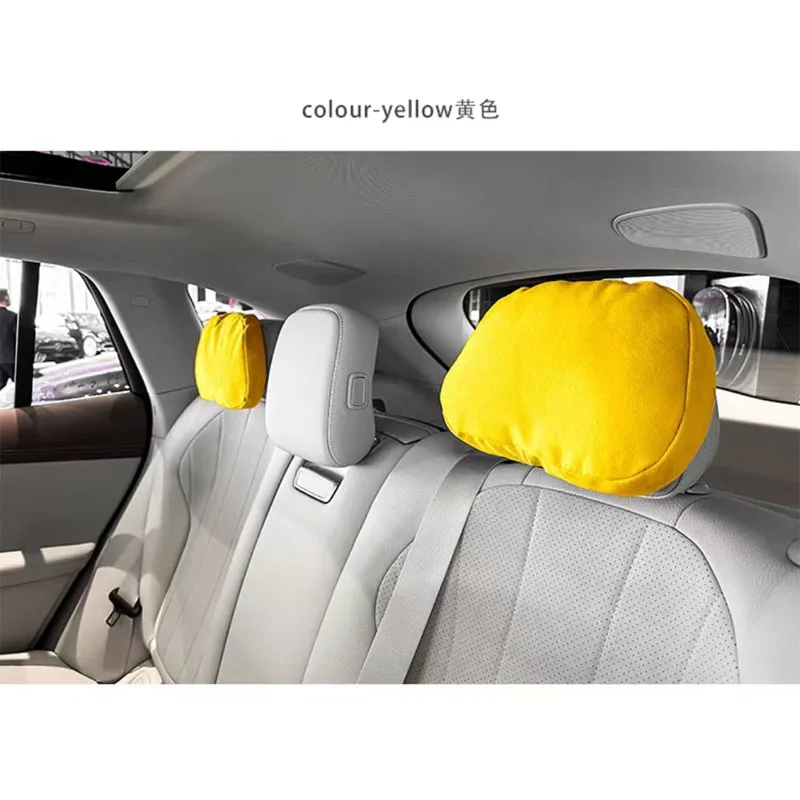 

For Lincoln Alcantara car headrest car seat pillow car neck pillow car seat car cervical spine neck pillow Car accessories