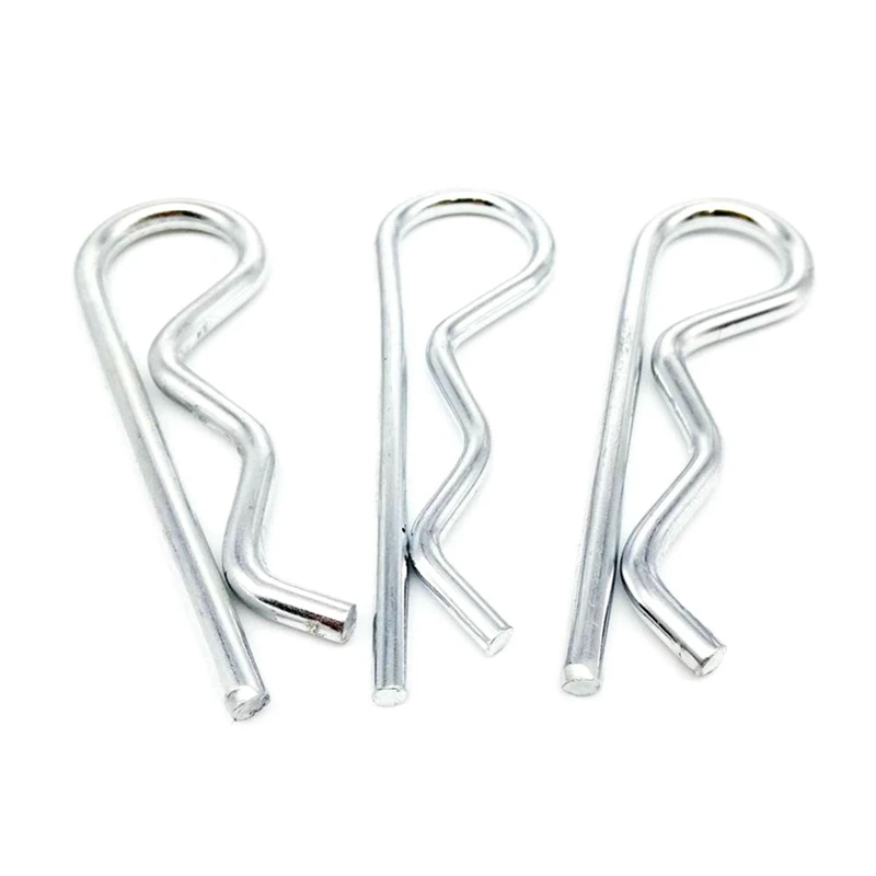 

For 1/16 1/10 1/8 RC Model Car Oil Car Climbing Car Metal Body Buckle Body Clip R-Shape Buckle Replacement Accessories
