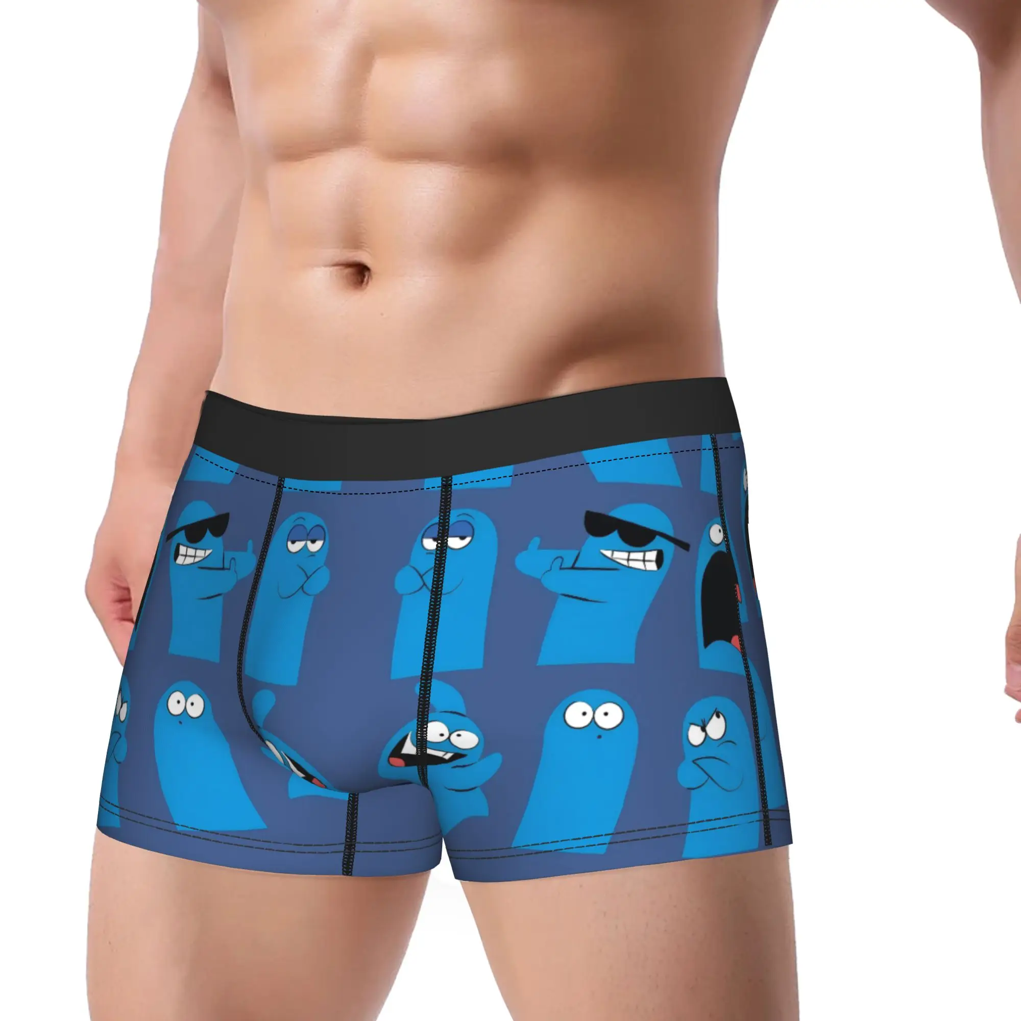 Fosters Home for Imaginary Friends Underpants Breathbale Panties Men's Underwear  Print Shorts Boxer Briefs