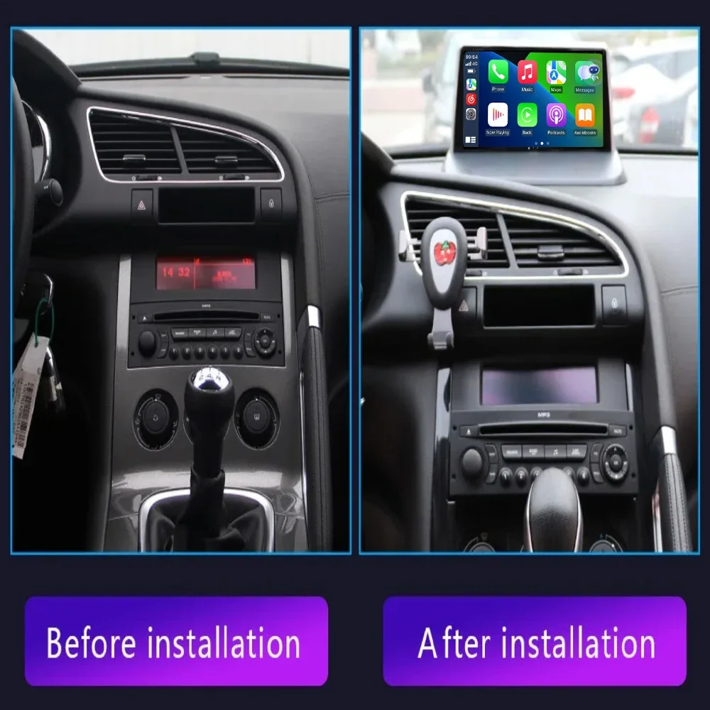 Android 16 Car Radio Multimedia Player For Peugeot 5008 3008 2009-2015 Auto Carplay Car Stereo DSP wifi+4G Ai voice BT 2 Din Gps