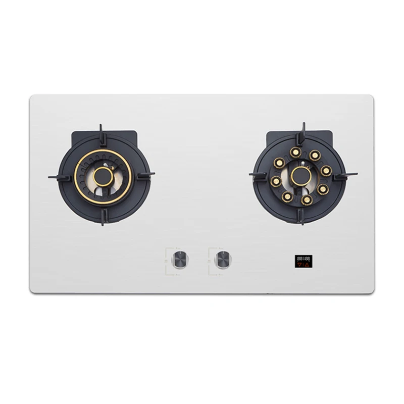 Household Double Stove Liquefied Gas Stove Embedded Kitchen Household Gas Stove Environmental Protection And Energy Saving