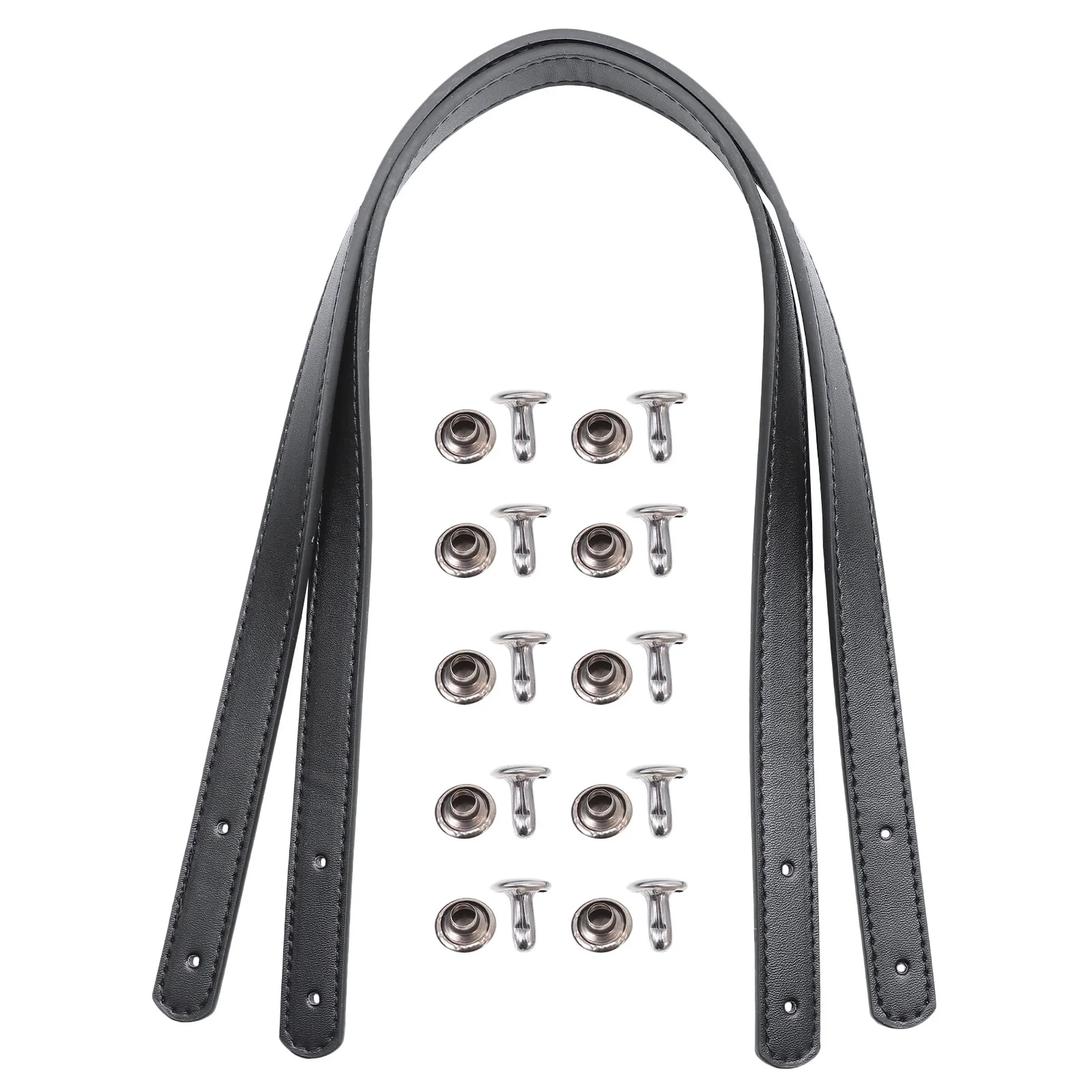 

2 комплекта, сменные ремни для сумки с заклепками «сделай сам», легкая сумка через плечо, ремни с ручкой, прочные аксессуары