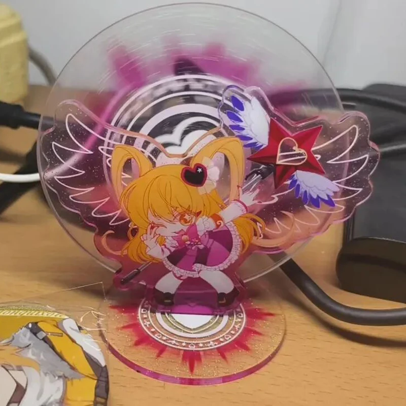 ‌‌Game Limbus Company Don Quixote Cosplay Standing Plate Kawaii Acrylic Rotate Creative Figure Stand Desktop Decoration Ornament