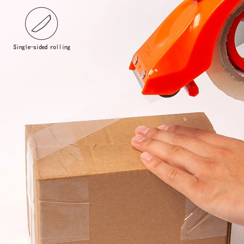 قاطعة شريط التعبئة، عبوة من 1، 5.5 سم، مناسبة للاستخدام المكتبي والشحن، لون برتقالي