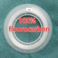 100M pesca fluorocarbono tamaño grande 0,70mm 0,90mm transparente mar pesca barco pesca carbono líder accesorios de pesca