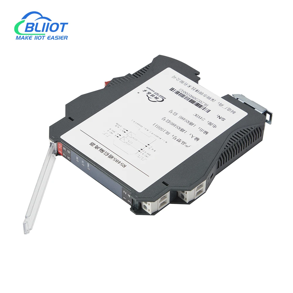 

RS485 Signal stabilization Equipment protection Signal Isolation Modules Transmitters RS485 1 in 1out 24V DC