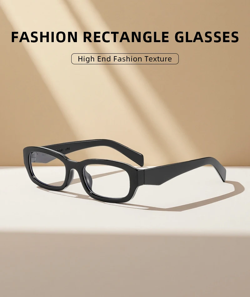 Modische kleine rechteckige photochrome Brille für Damen, klassische Farbwechselbrille, stilvolle tägliche dekorative Brille – Detail 3