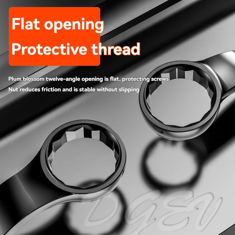 DGEV Двусторонний коробочный ключ Высокопрочный многофункциональный угловой ключ двойного назначения Инструмент для ударных досок Ручные инструменты