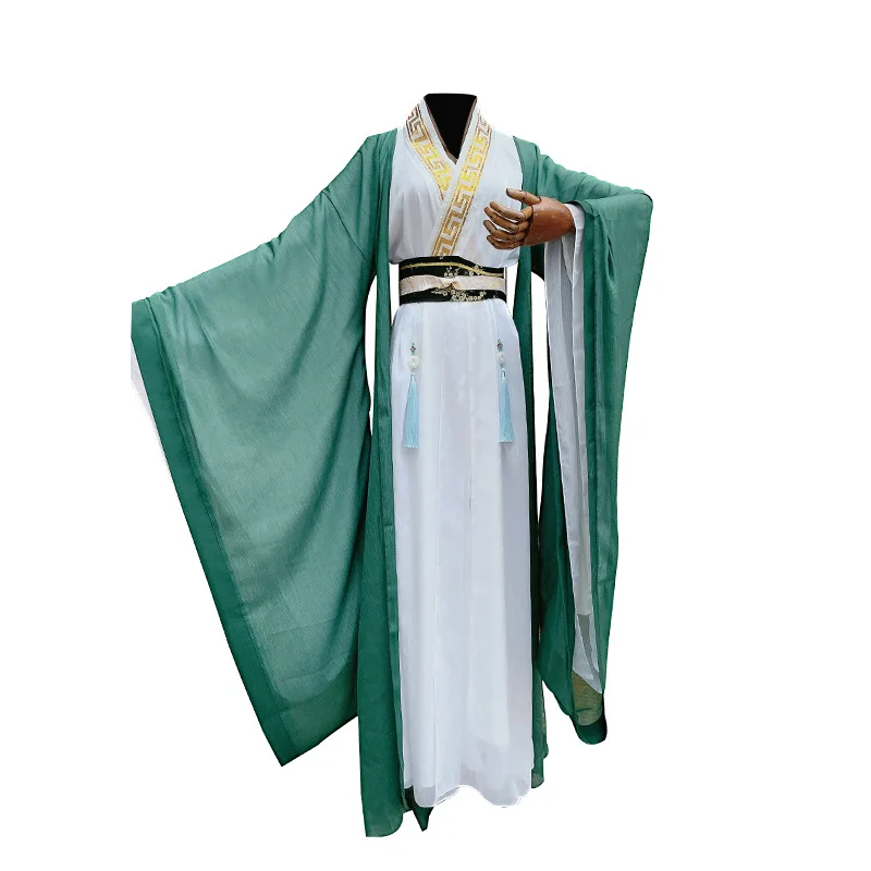 Shen Qingqiu Anime Cosplay Traje, Sistema de Salvamento do Vilão Escória, Antigo Vestido Hanfu, Tian Guan Ci Fu, Fato de Festa de Halloween