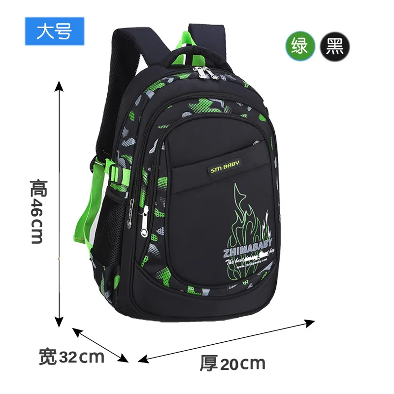 Kids backpack Primary children School Bags For Boys large orthopedic Backpack Waterproof Schoolbag big Book Bag mochila infantil