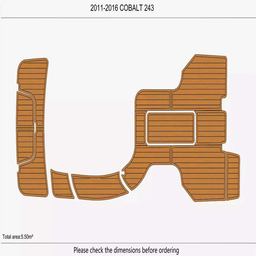 2011-2016 COBALT 243 Cockpit Swim platform 1/4