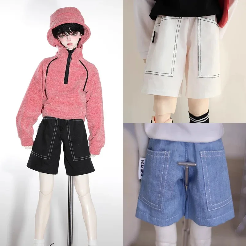

1/3 1/4 Scale Large Pocket Loose Pants Denim Shorts Model for ID75 Dragon Soul 73 POPO68 SD10 MSD CD2 DIY