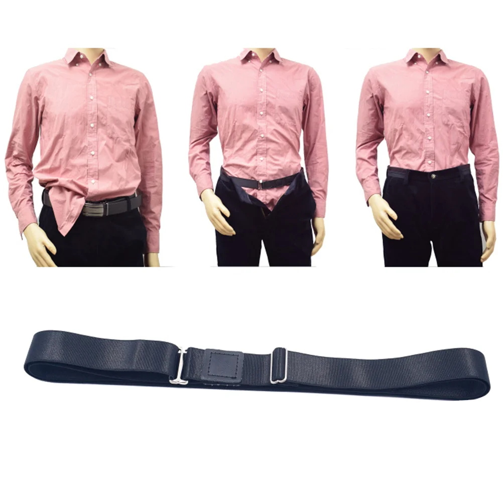 Lock Belt Shirt para Homens e Mulheres, Black Undergarment Shirts, Stay Elasticity