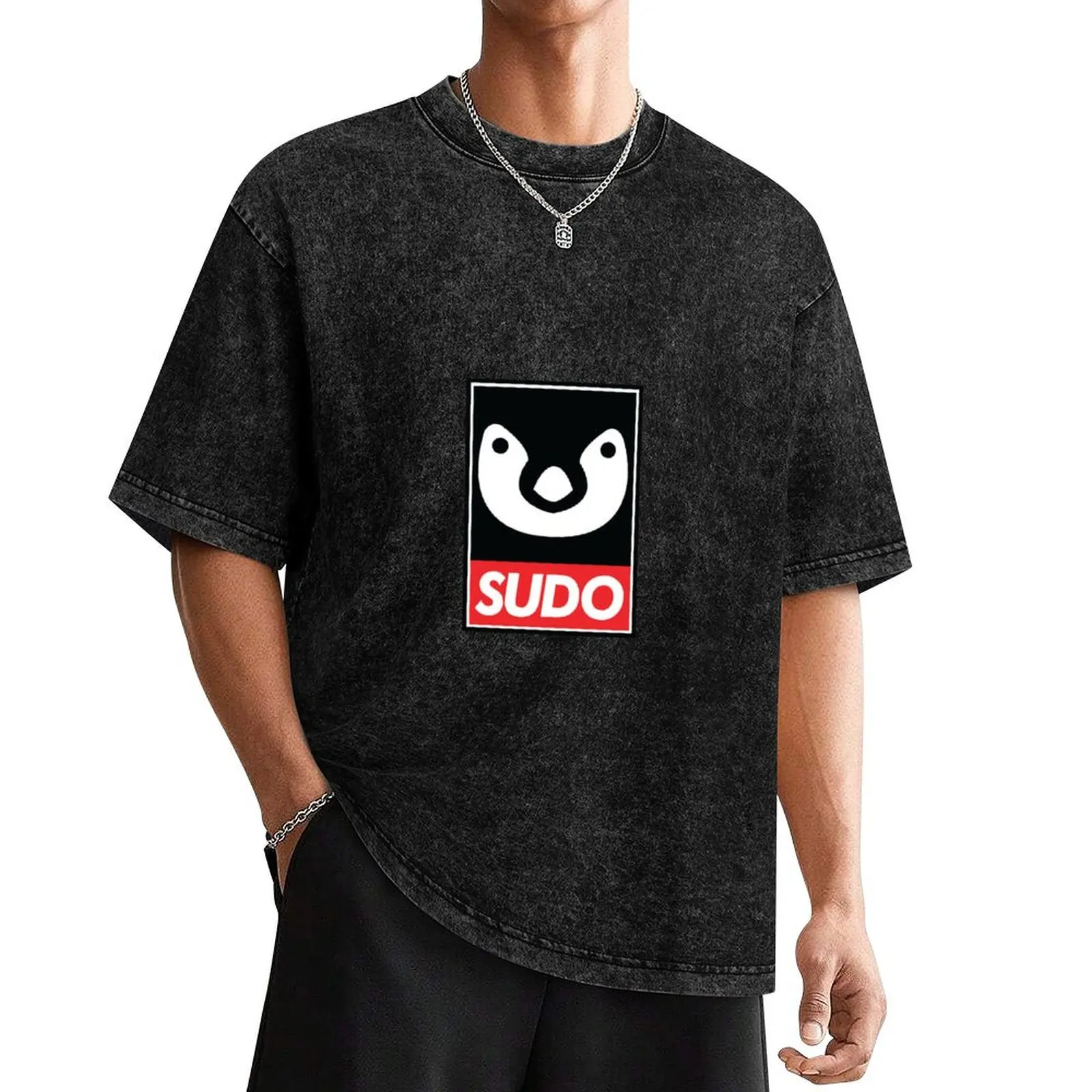 

Linux Sudo T-Shirt kawaii clothes customs oversized t shirt t shirts for men cotton