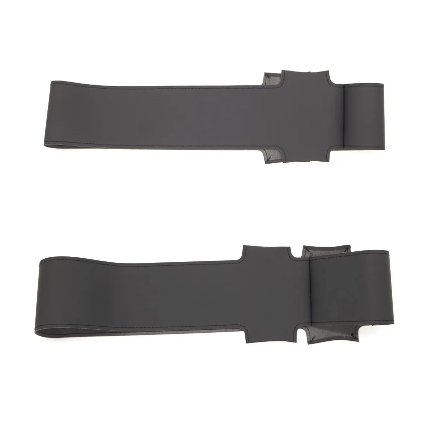 Black Faux Leather Car Steering Wheel Cover for Land Rover Defender 2000-2019